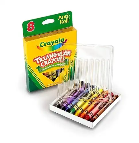 Crayola 8ct Triangular Crayons (4 Pack)