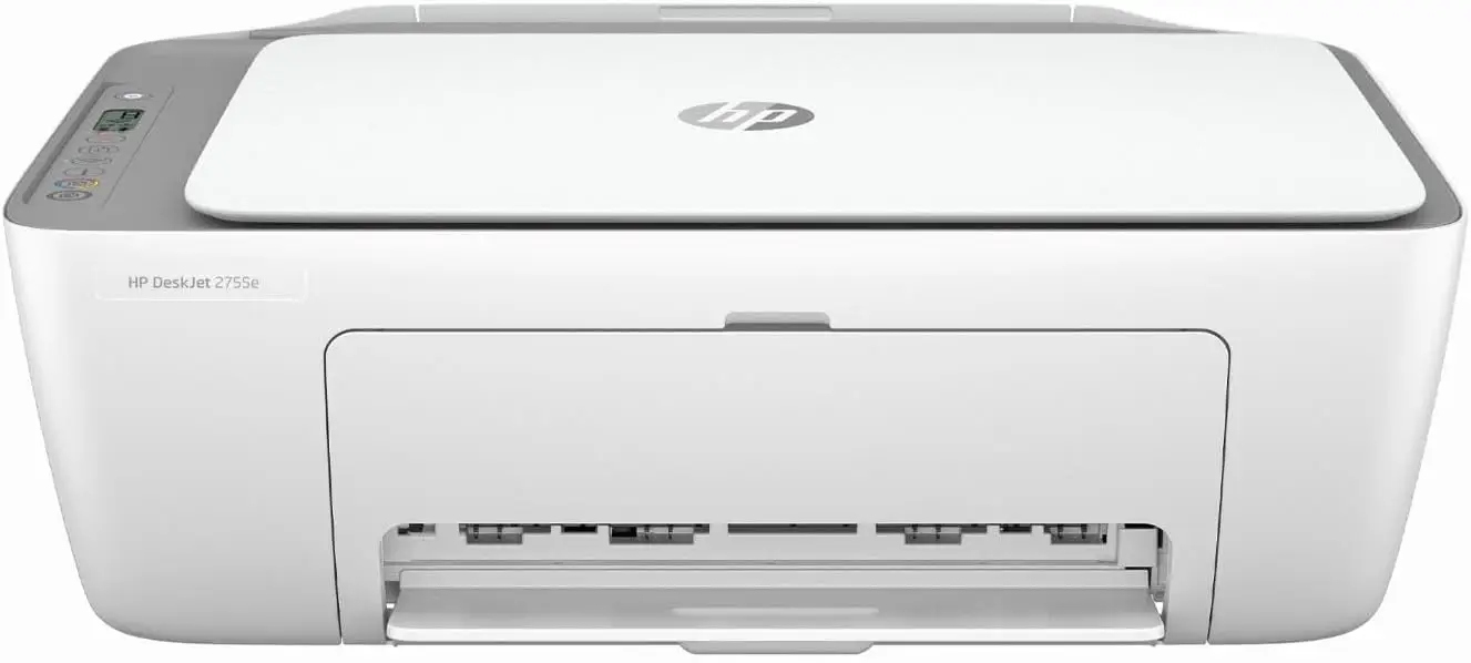 HP DeskJet 2755e Wireless Color inkjet-printer, Print, scan, copy, Easy setup, Mobile printing, Best-for home, 3 months of Instant Ink included,