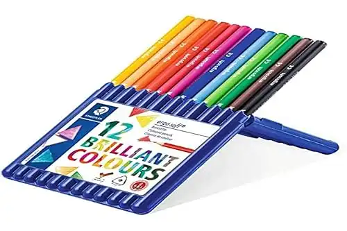 STAEDTLER Ergosoft 157 SB12, Box of 12 Assorted Colours