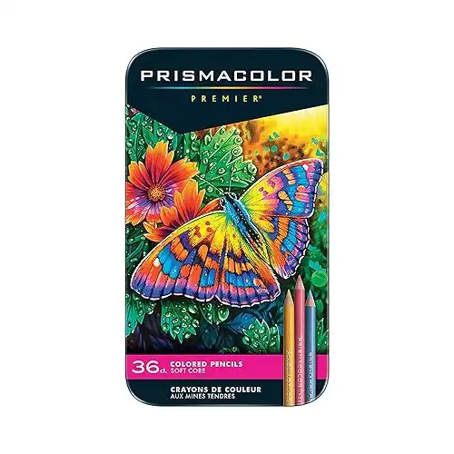 Prismacolor Premier Soft Core Colored Pencils, Assorted Colors, 36ct.